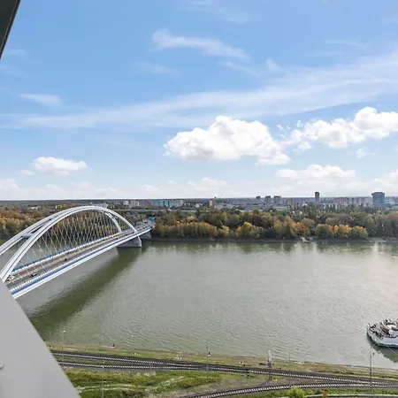 Eurovea Tower 15Th Floor Danube And Castle
