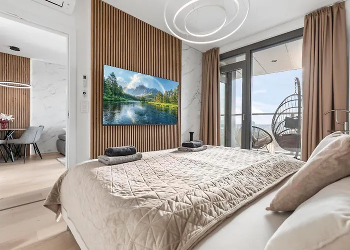 Luxury Eurovea Tower - Danube & Castle Apartmán Bratislava